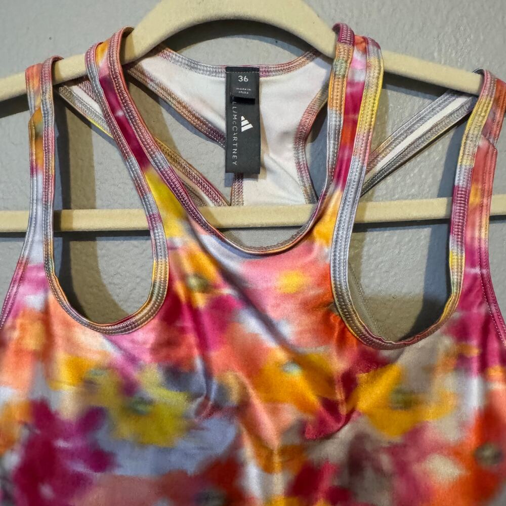 Adidas Stella McCartney Factory Sample IW6325 TruePurpose Shine Top Small - Picture 6 of 8